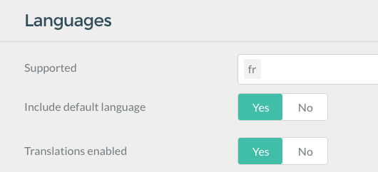 Configuración de Traducciones en Admin