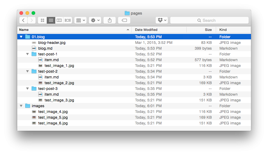Directorio de Páginas