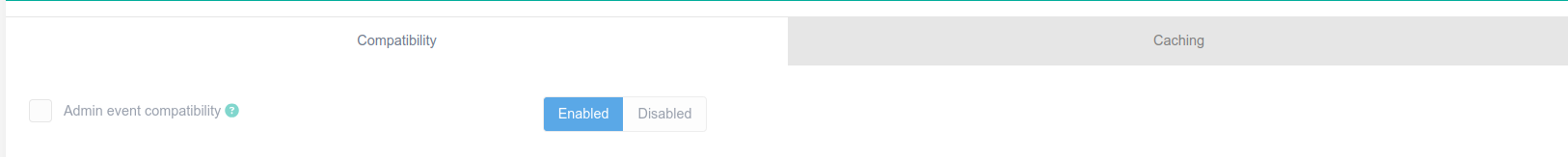 Pestaña de compatibilidad